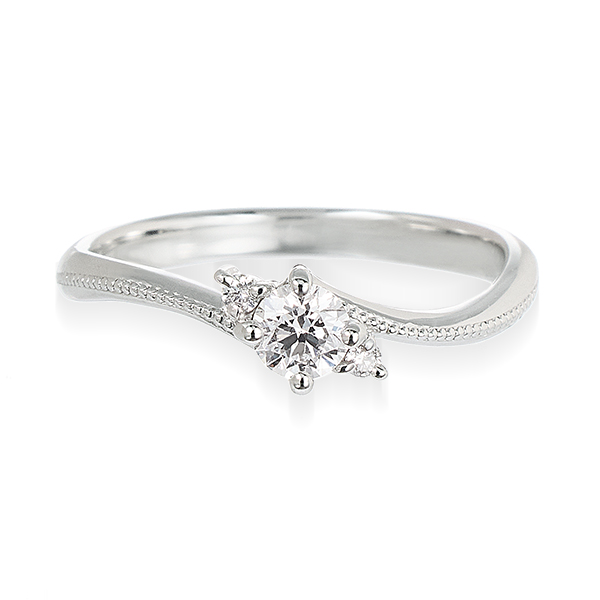 TSUTSUMI 0.17cプラチナ鑑定書付ダイヤモンドリング